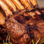 Grill-Roasted Rack of Lamb.